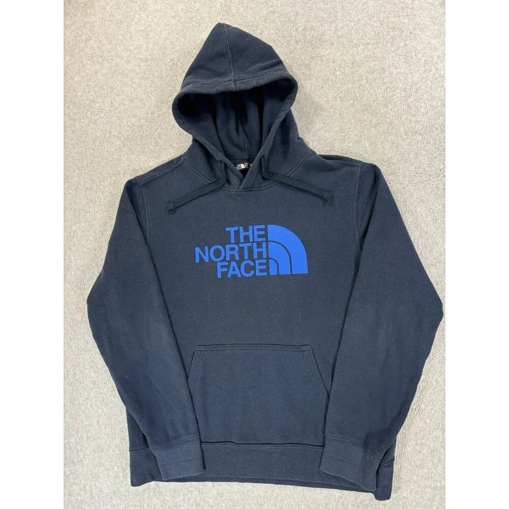The North Face Half Dome Cotton‎ Blend Hoodie Sweatshirt (Men's Medium) Blue